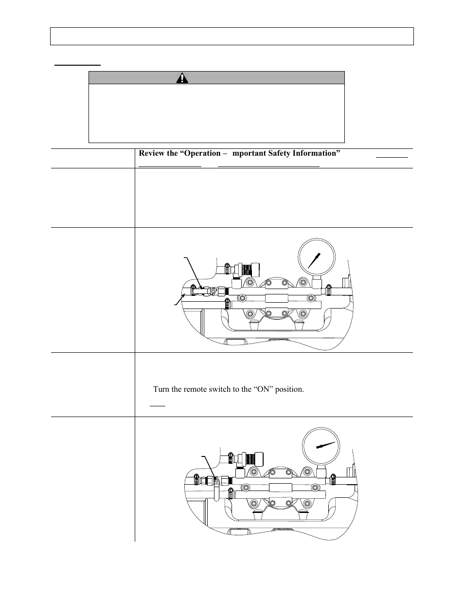 Operation - using the sprayer (continued), Warning, Step three: operate the sprayer | Panasonic M282737F User Manual | Page 26 / 36