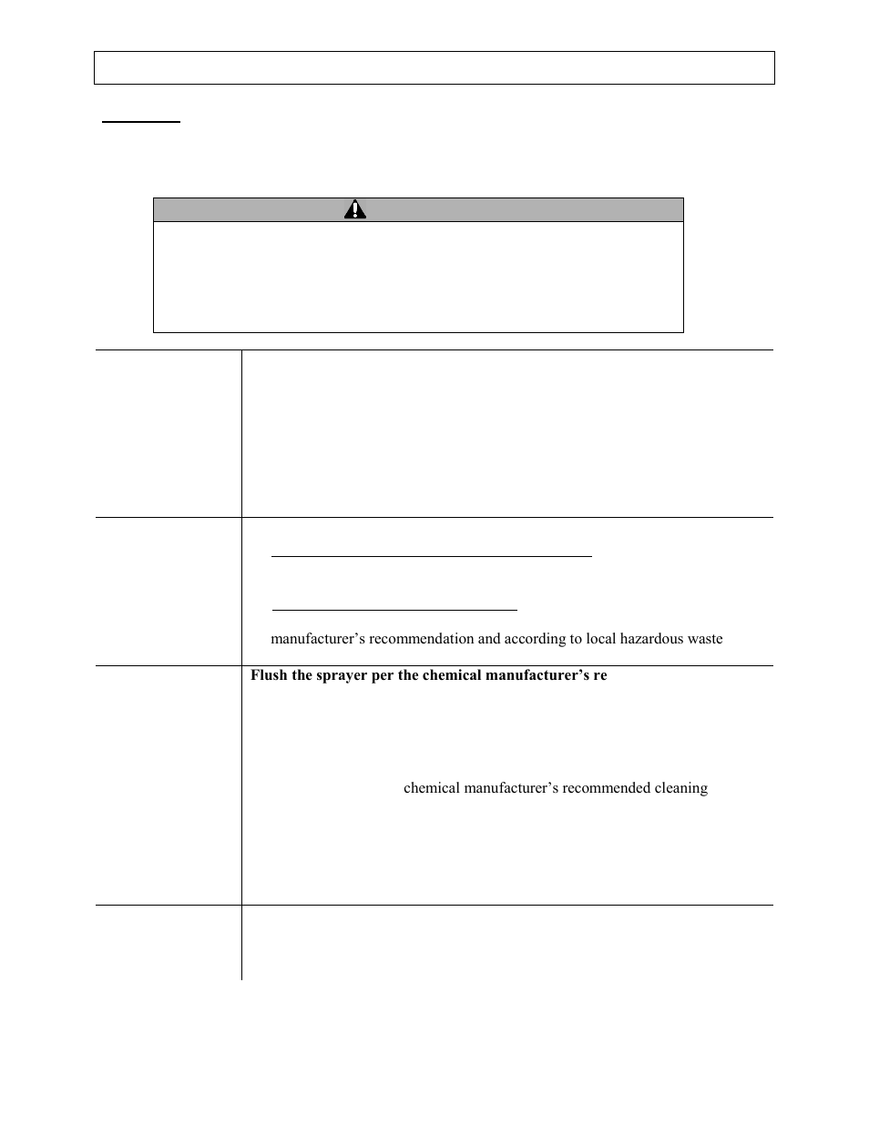 Operation - using the sprayer (continued), Warning | Panasonic M282737F User Manual | Page 29 / 36