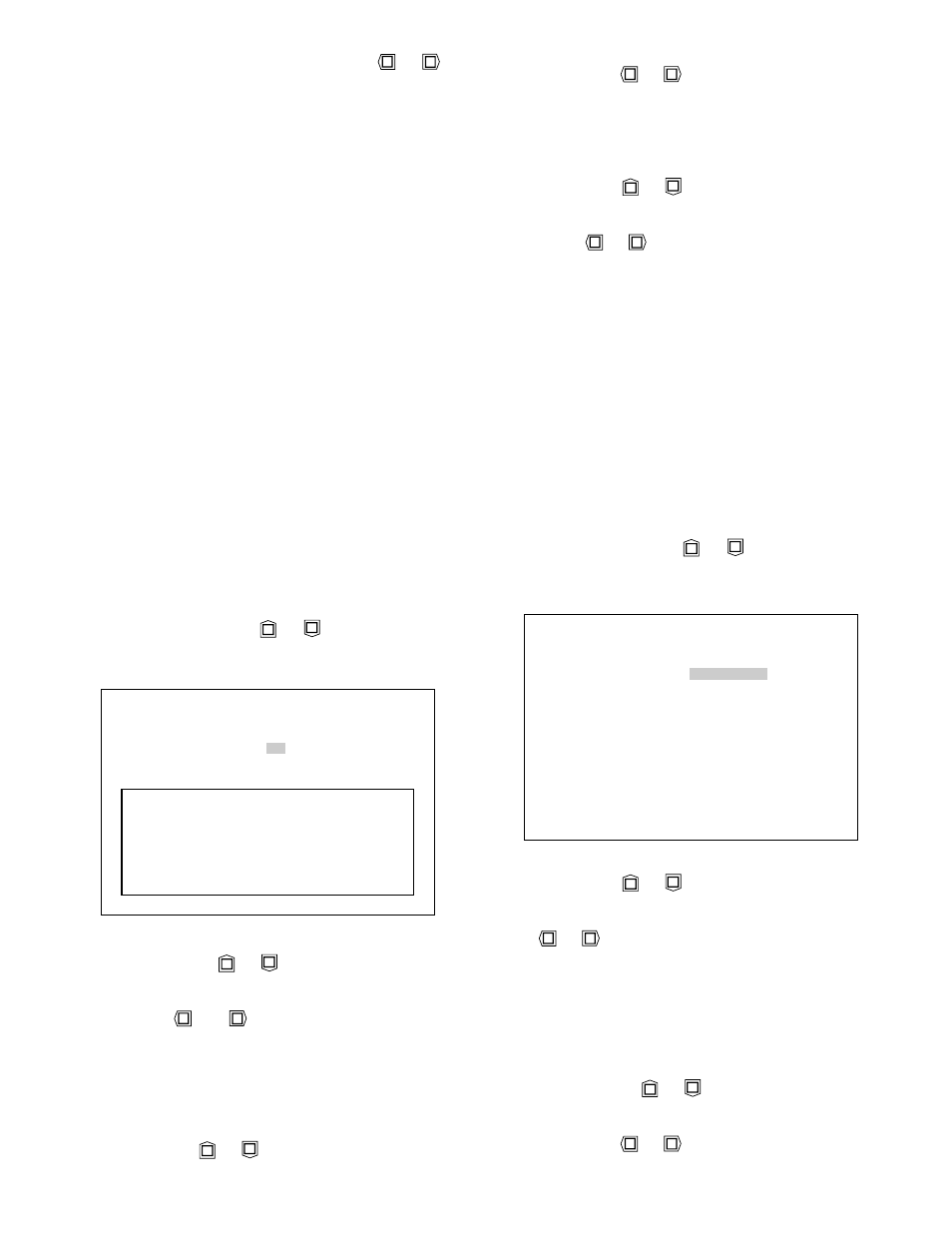 Serial port setup, Video input setup | Panasonic WJ-DR200 User Manual | Page 19 / 51