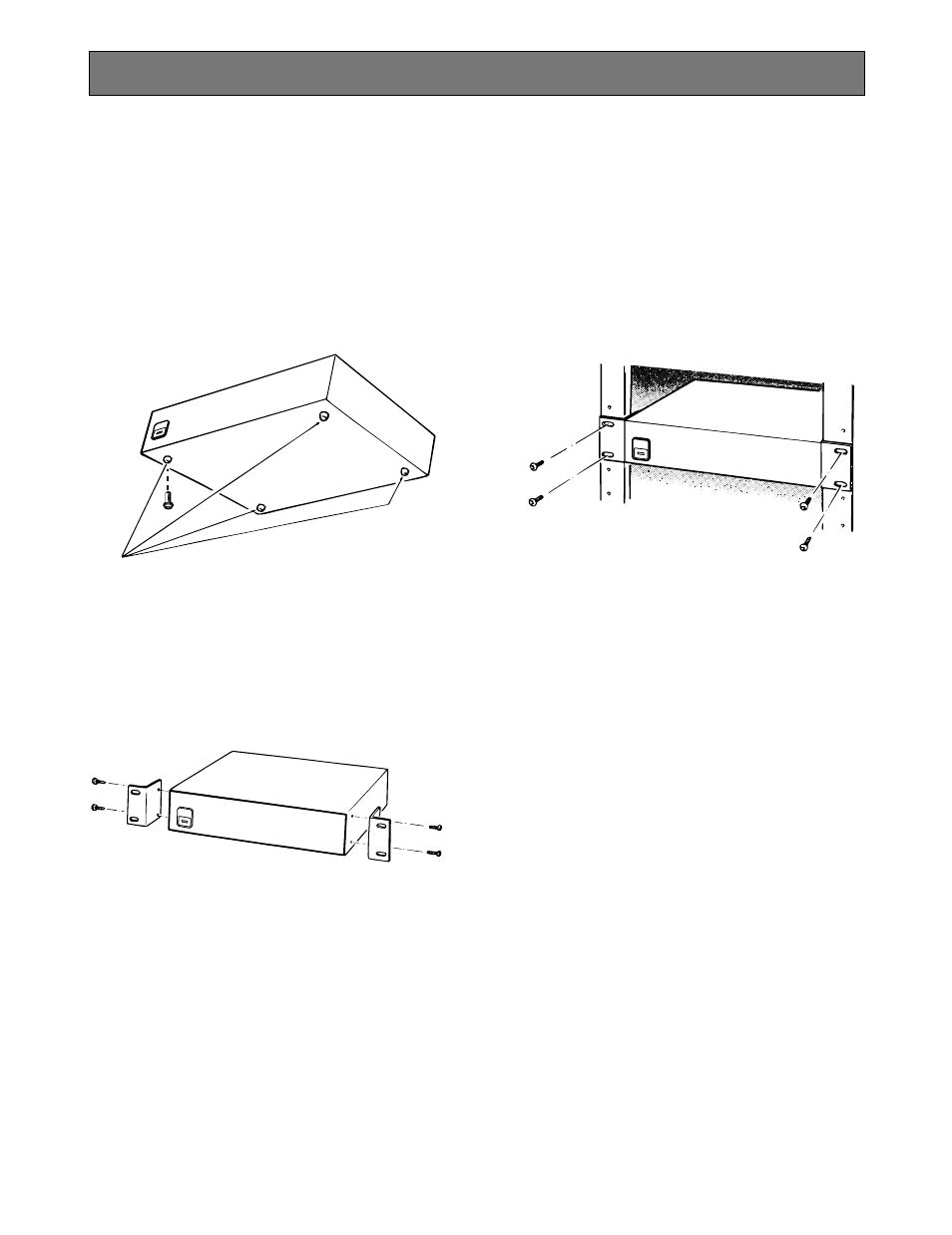 Installation and system connections, Installations, Mounting in the rack | Panasonic WJ-DR200 User Manual | Page 9 / 51