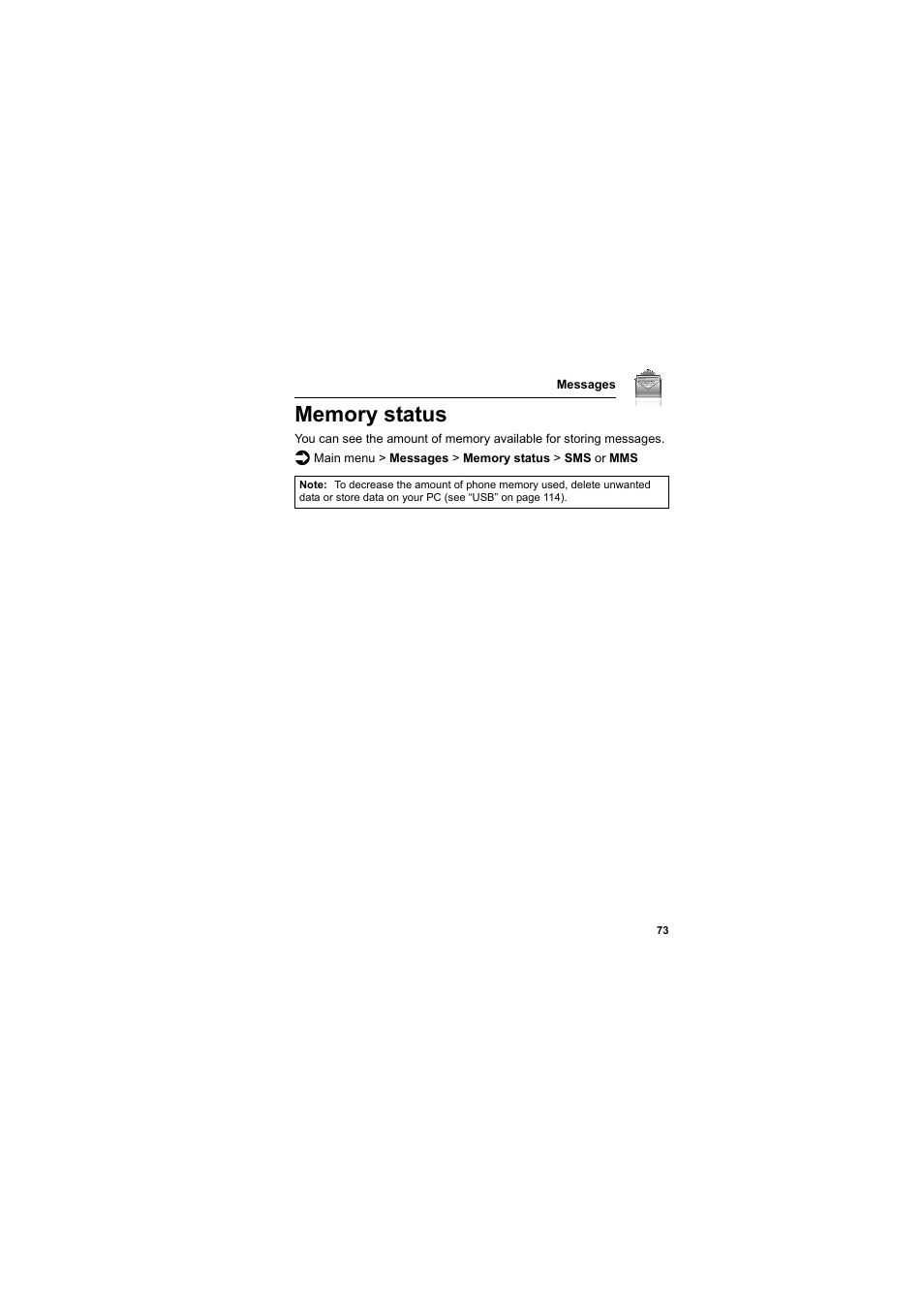 Memory status | Panasonic EB-VS3  EN User Manual | Page 76 / 171