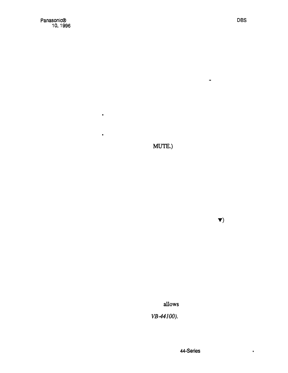 Off-hook monitoring, Analog adapter, Separate speaker volume for internal vs. co calls | Description, Operation | Panasonic VB-43320 User Manual | Page 18 / 49