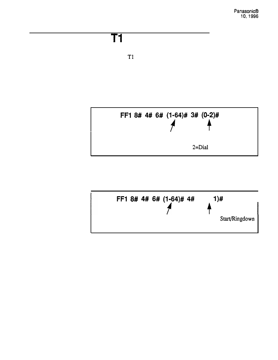 Modification to tl signaling types, Modification to signaling types, Outgoing signaling type | Incoming signaling type | Panasonic VB-43320 User Manual | Page 49 / 49