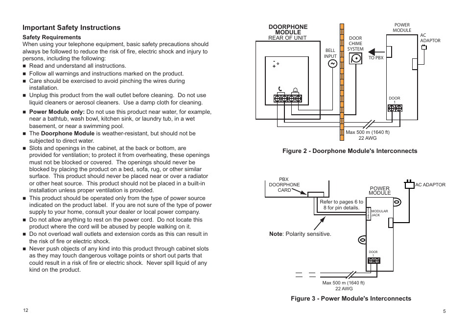 Important safety instructions | Panasonic KX-T7775 User Manual | Page 5 / 8