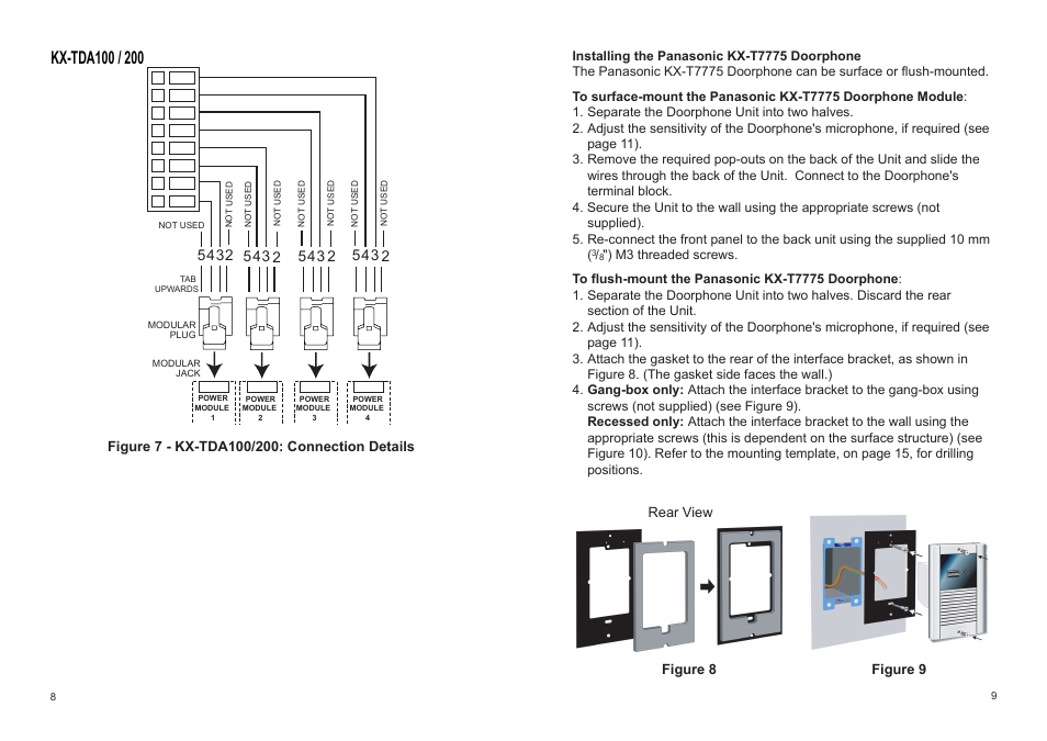 Panasonic KX-T7775 User Manual | Page 8 / 8