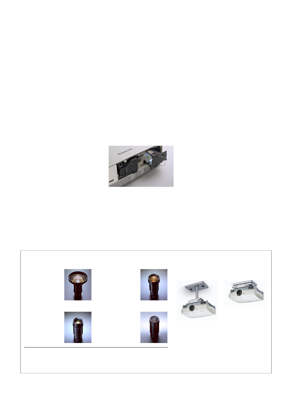 A host of panasonic’s leading technologies, Options for more flexible installation | Panasonic PT-L6600E/EL User Manual | Page 4 / 6