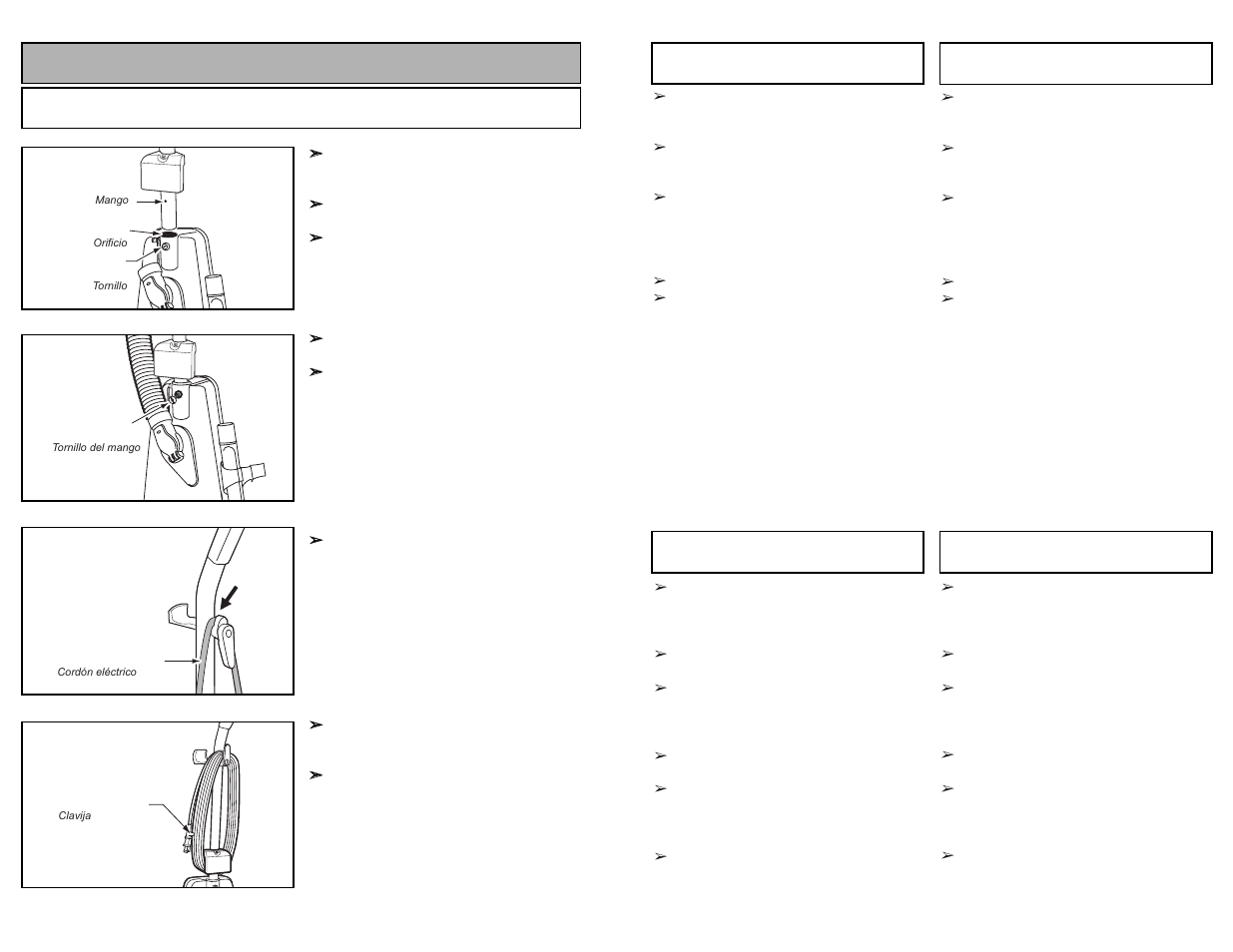 Assembly, Attaching handle | Panasonic MC-UG504 User Manual | Page 12 / 44