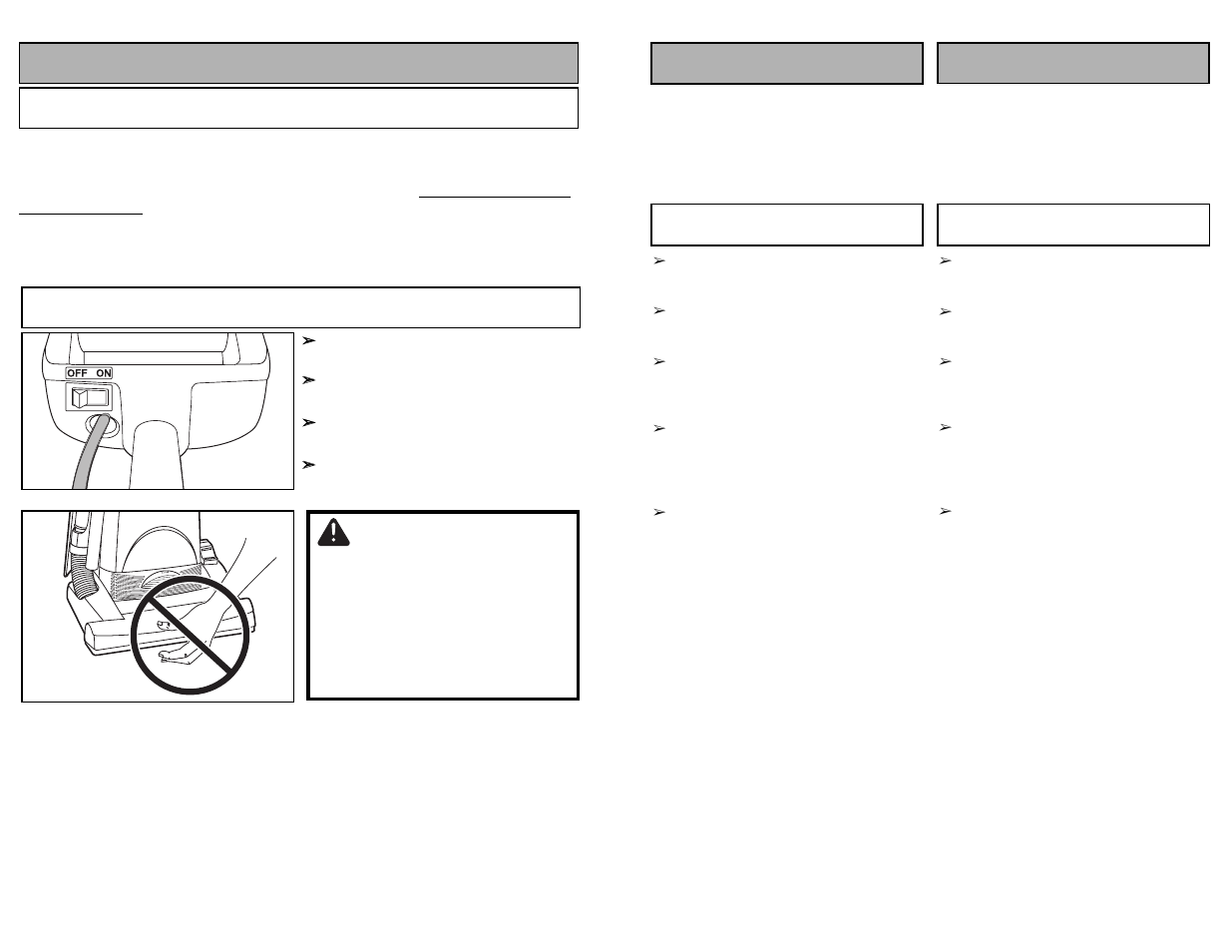 To operate vacuum cleaner, Caution | Panasonic MC-UG504 User Manual | Page 20 / 44