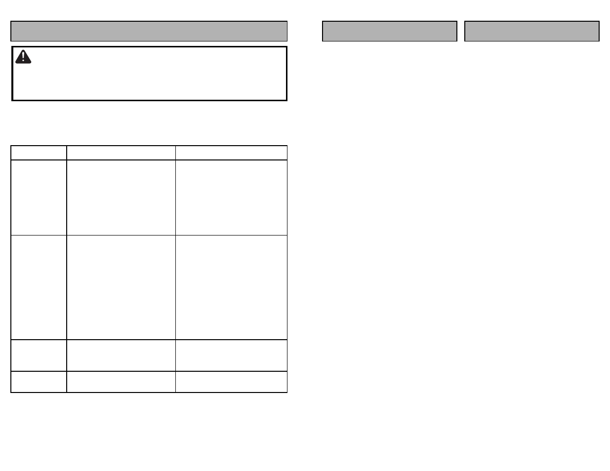 Before requesting service, Warning | Panasonic MC-UG504 User Manual | Page 36 / 44