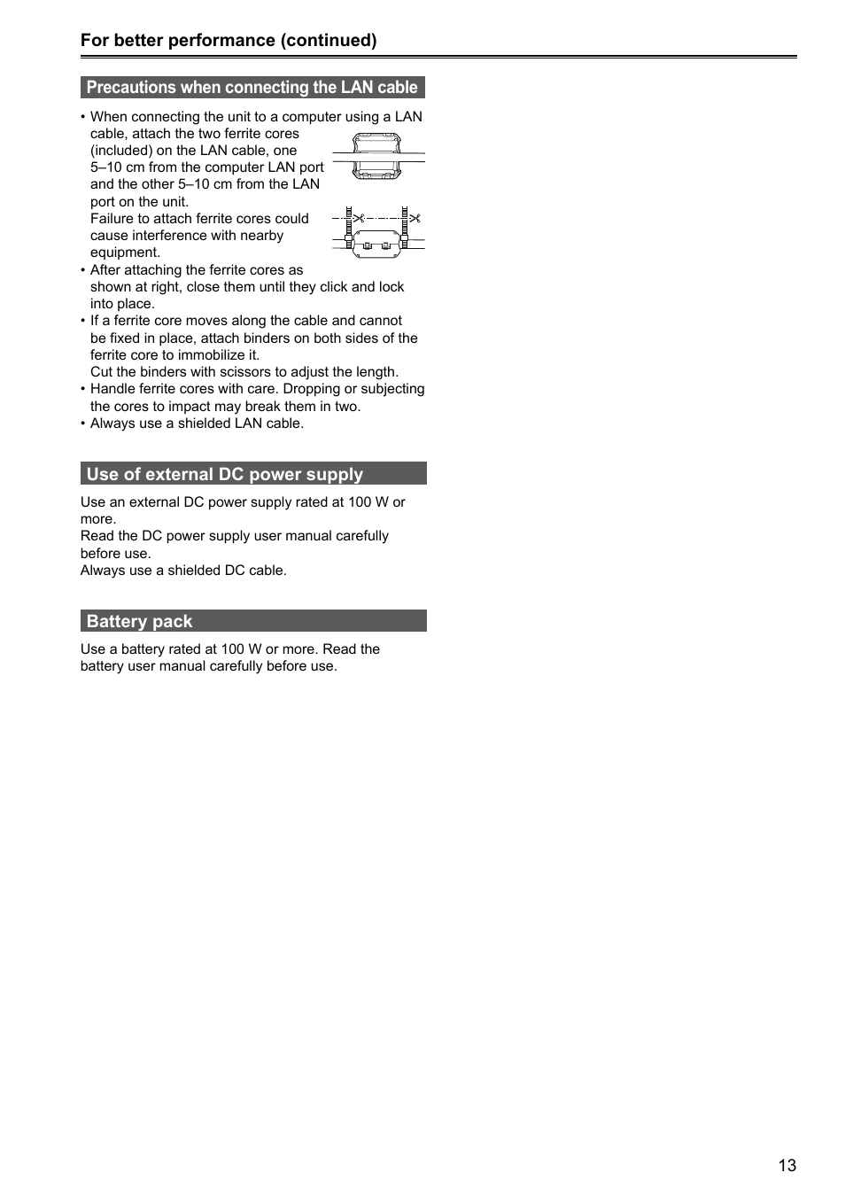 Panasonic P2HD AJ-HRW10G User Manual | Page 13 / 48