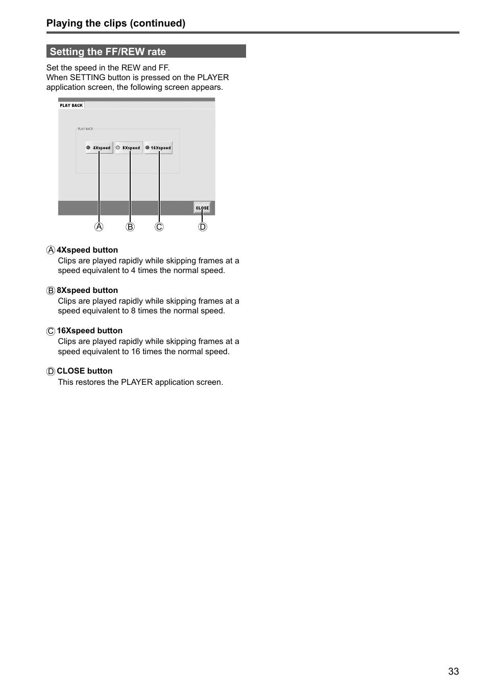 Panasonic P2HD AJ-HRW10G User Manual | Page 33 / 48