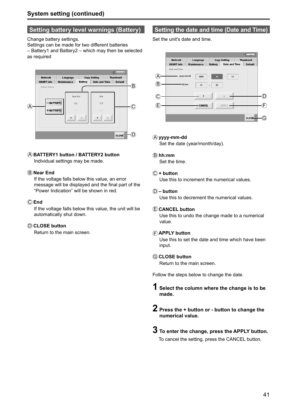 Panasonic P2HD AJ-HRW10G User Manual | Page 41 / 48