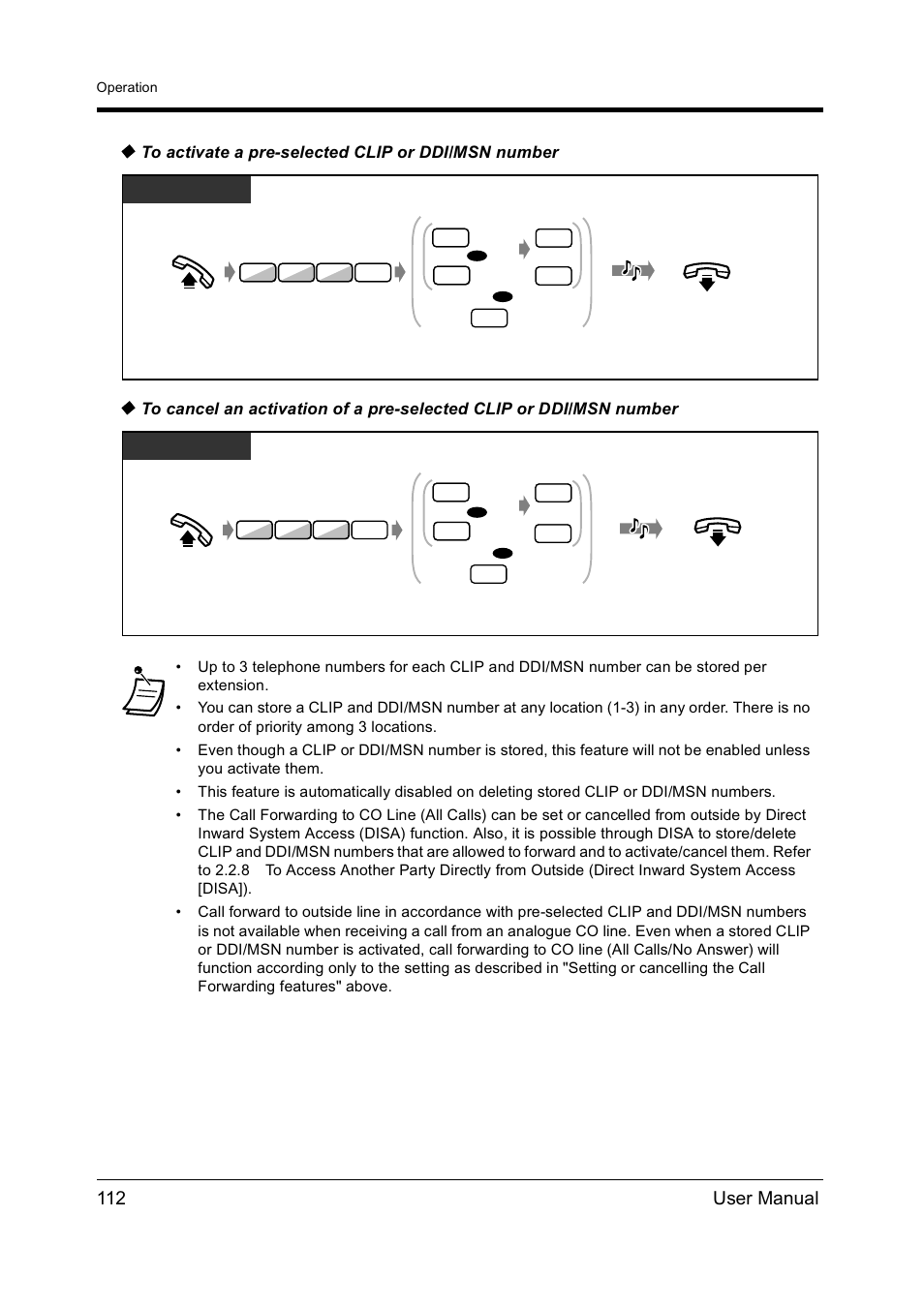 112 user manual | Panasonic KX-TD612NZ User Manual | Page 112 / 250