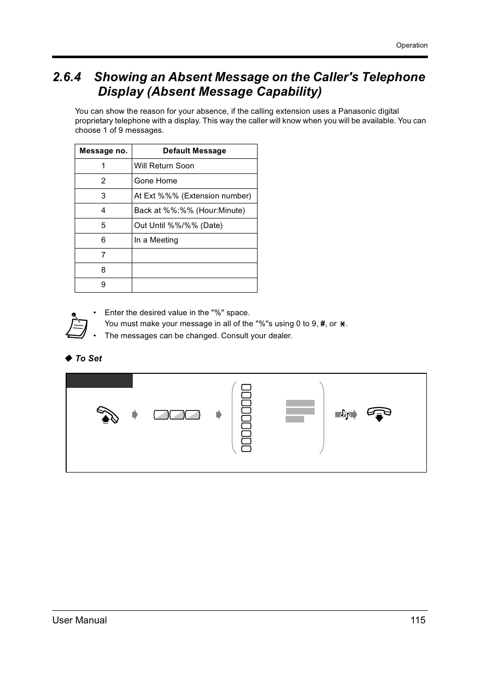 User manual 115 | Panasonic KX-TD612NZ User Manual | Page 115 / 250