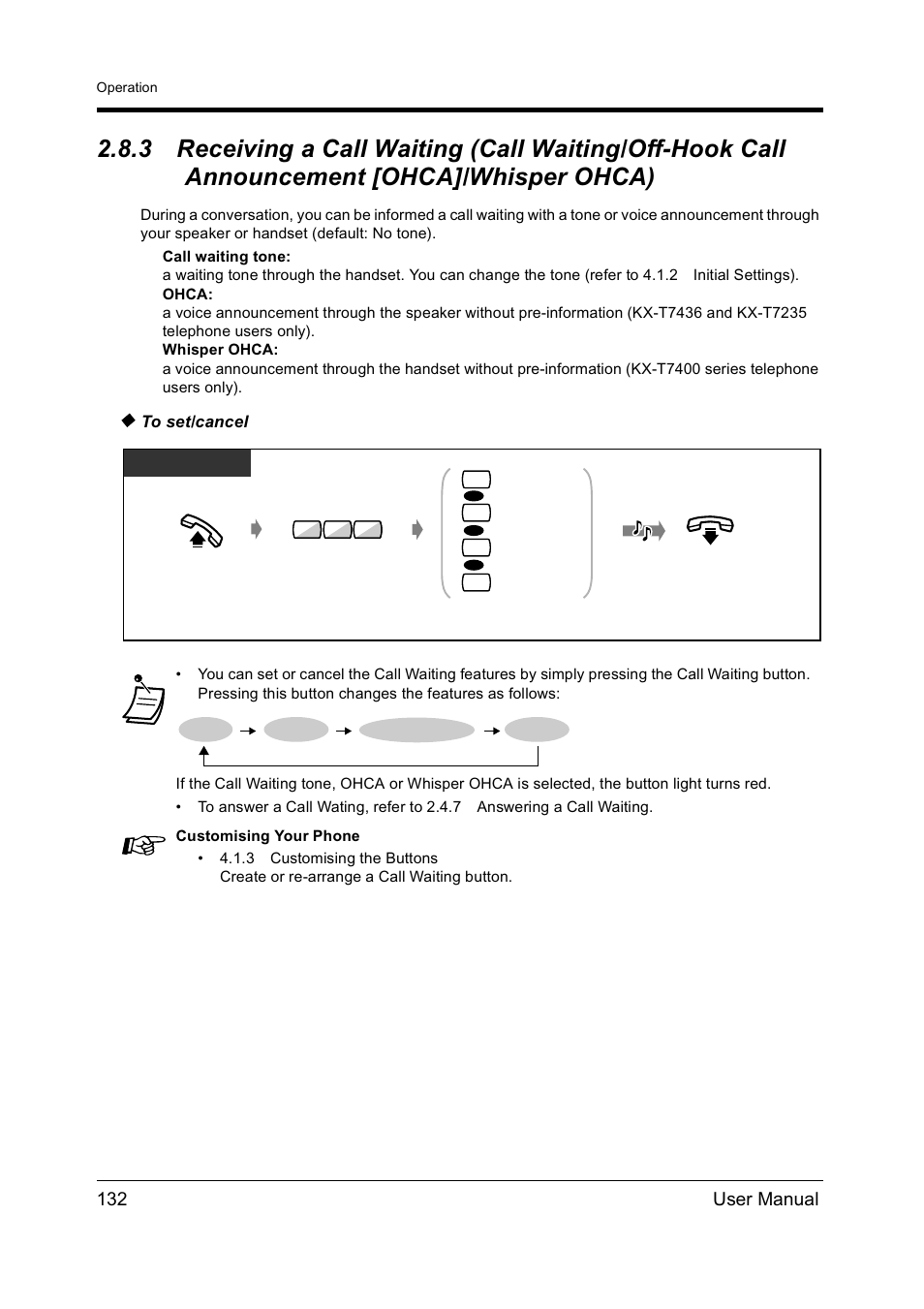132 user manual | Panasonic KX-TD612NZ User Manual | Page 132 / 250