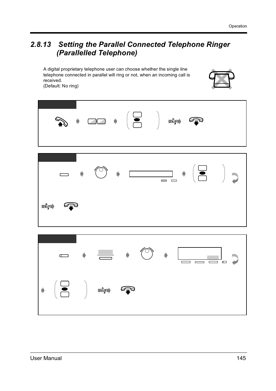 User manual 145, T7431, T7433 | Panasonic KX-TD612NZ User Manual | Page 145 / 250