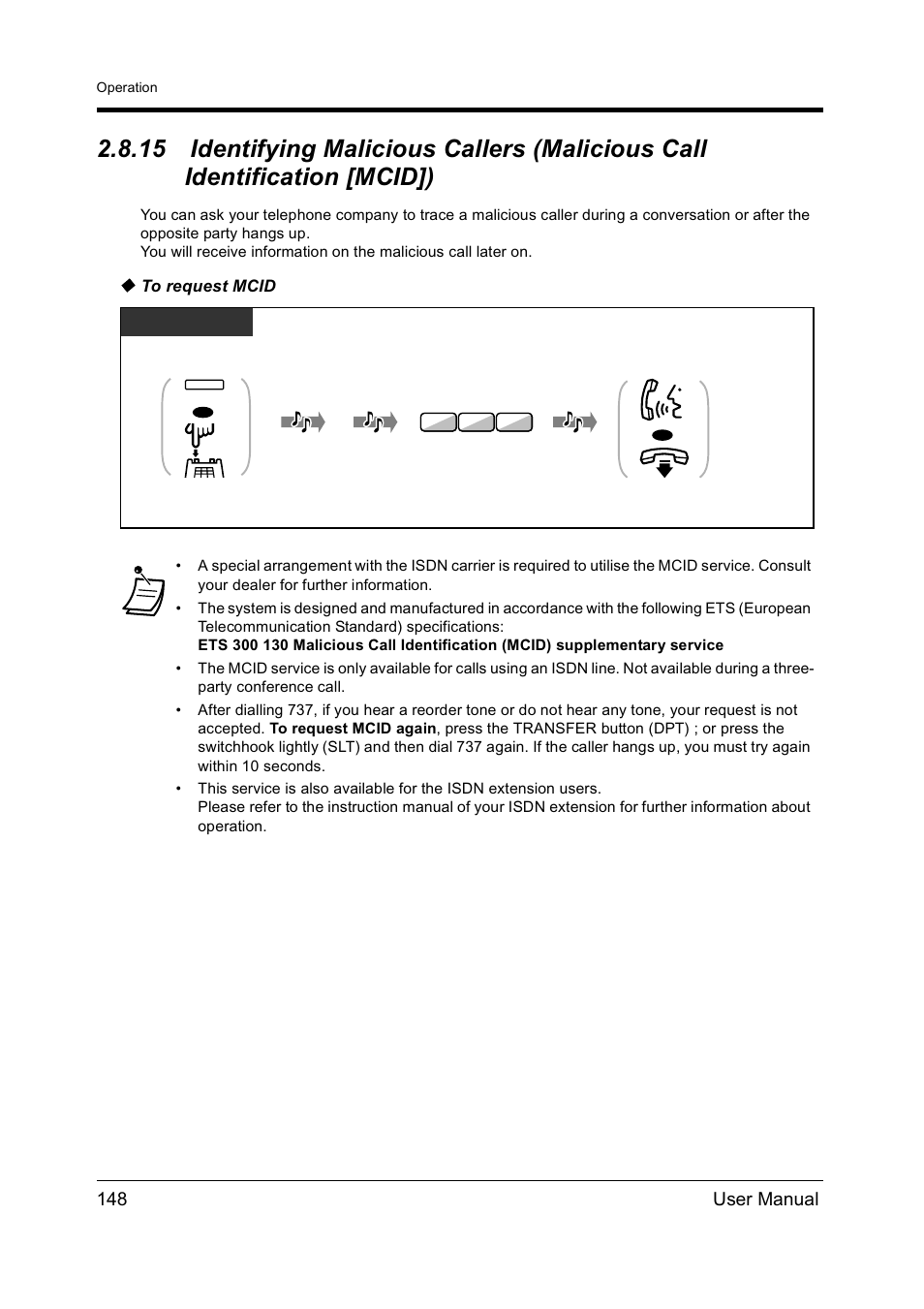 148 user manual | Panasonic KX-TD612NZ User Manual | Page 148 / 250