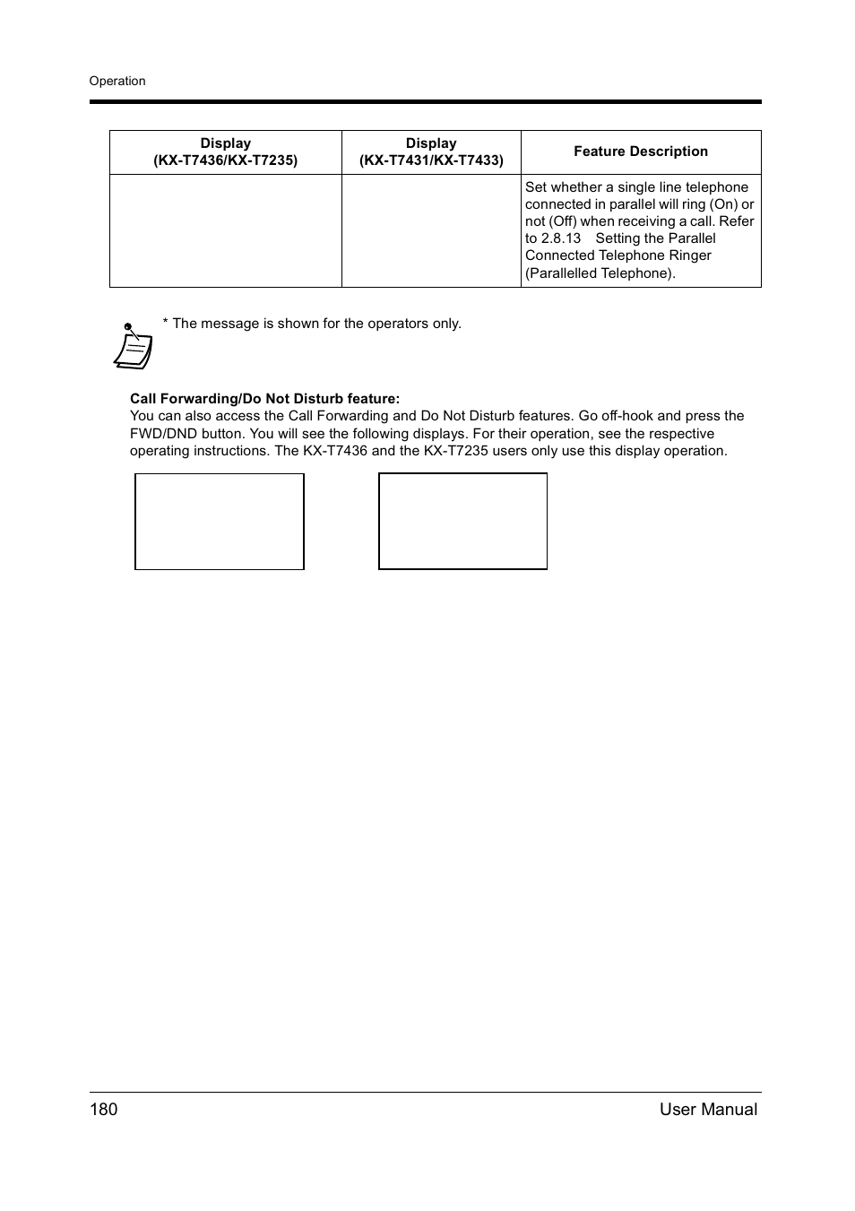 180 user manual | Panasonic KX-TD612NZ User Manual | Page 180 / 250