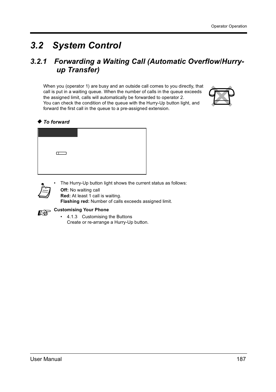 2system control, System control, 2 system control | Panasonic KX-TD612NZ User Manual | Page 187 / 250