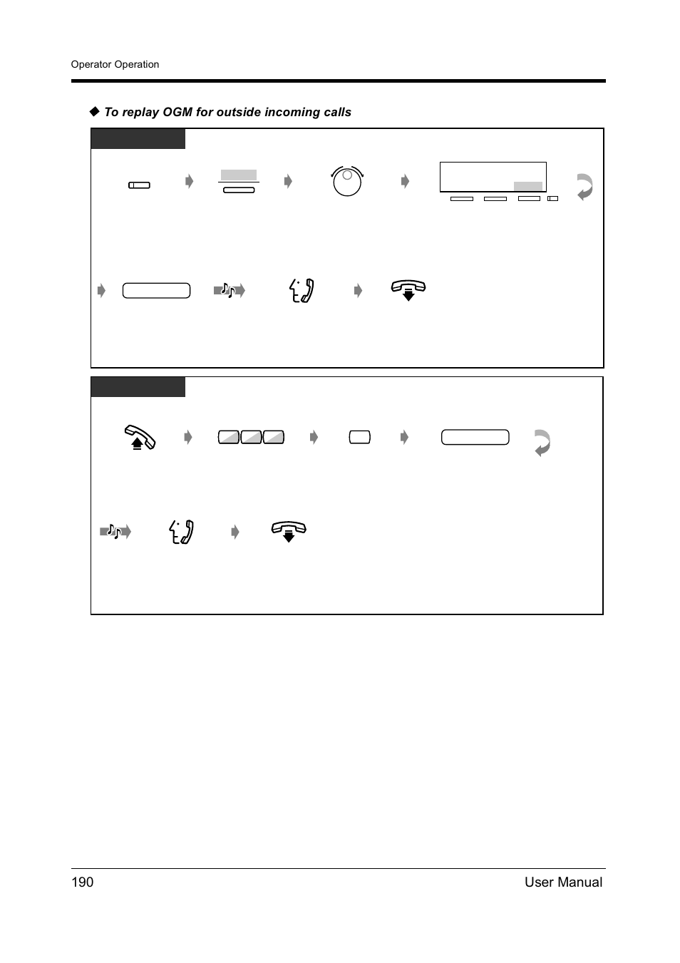 190 user manual, Dpt/slt | Panasonic KX-TD612NZ User Manual | Page 190 / 250