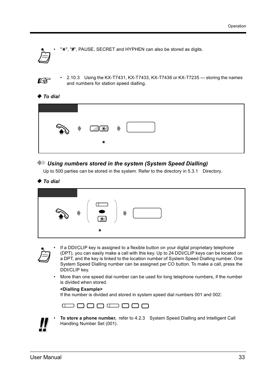 User manual 33 | Panasonic KX-TD612NZ User Manual | Page 33 / 250