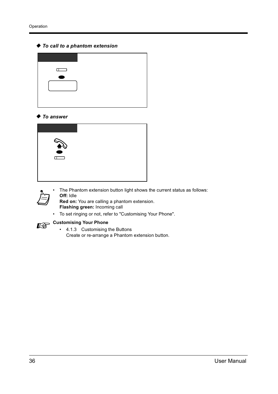 36 user manual | Panasonic KX-TD612NZ User Manual | Page 36 / 250