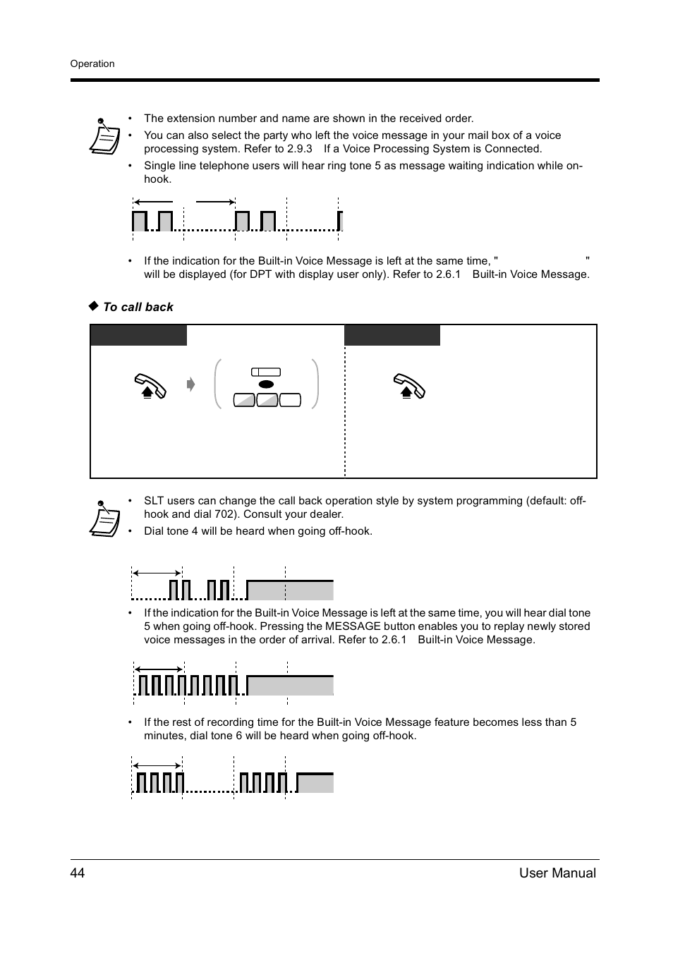 44 user manual | Panasonic KX-TD612NZ User Manual | Page 44 / 250