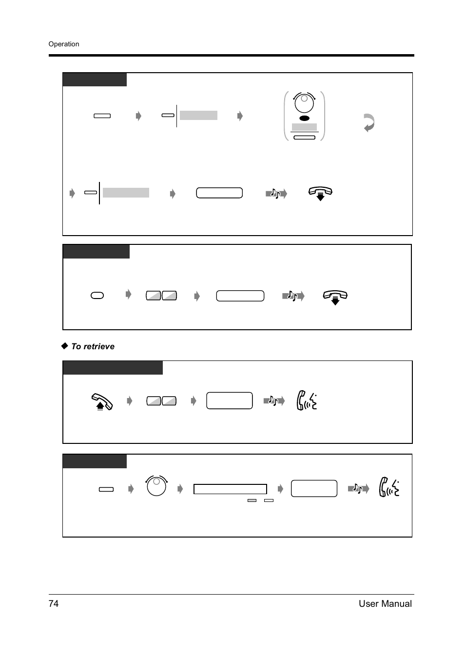 74 user manual | Panasonic KX-TD612NZ User Manual | Page 74 / 250