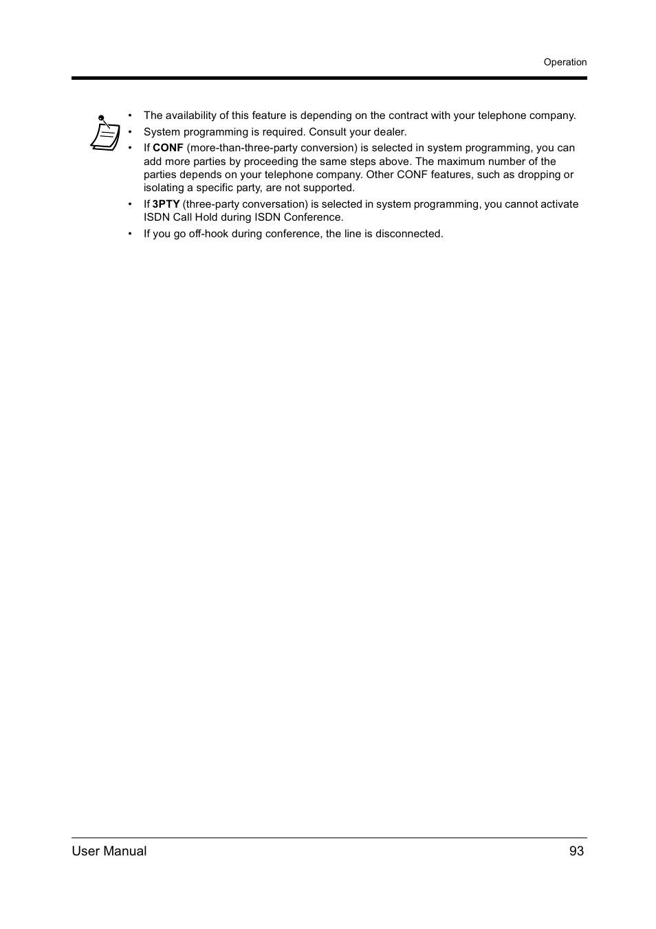 User manual 93 | Panasonic KX-TD612NZ User Manual | Page 93 / 250