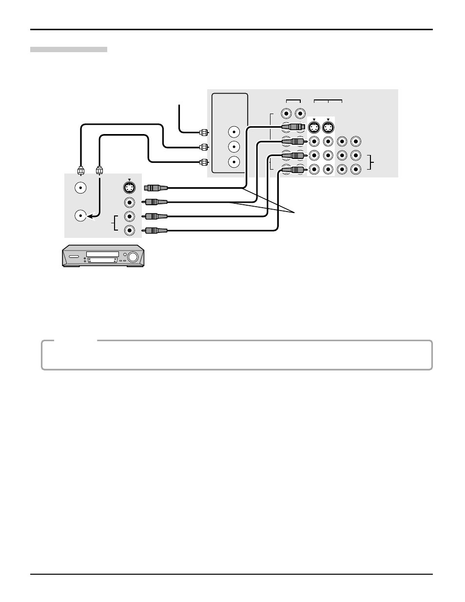 Cable connection, Vcr connection | Panasonic CT 30WX52 User Manual | Page 10 / 72