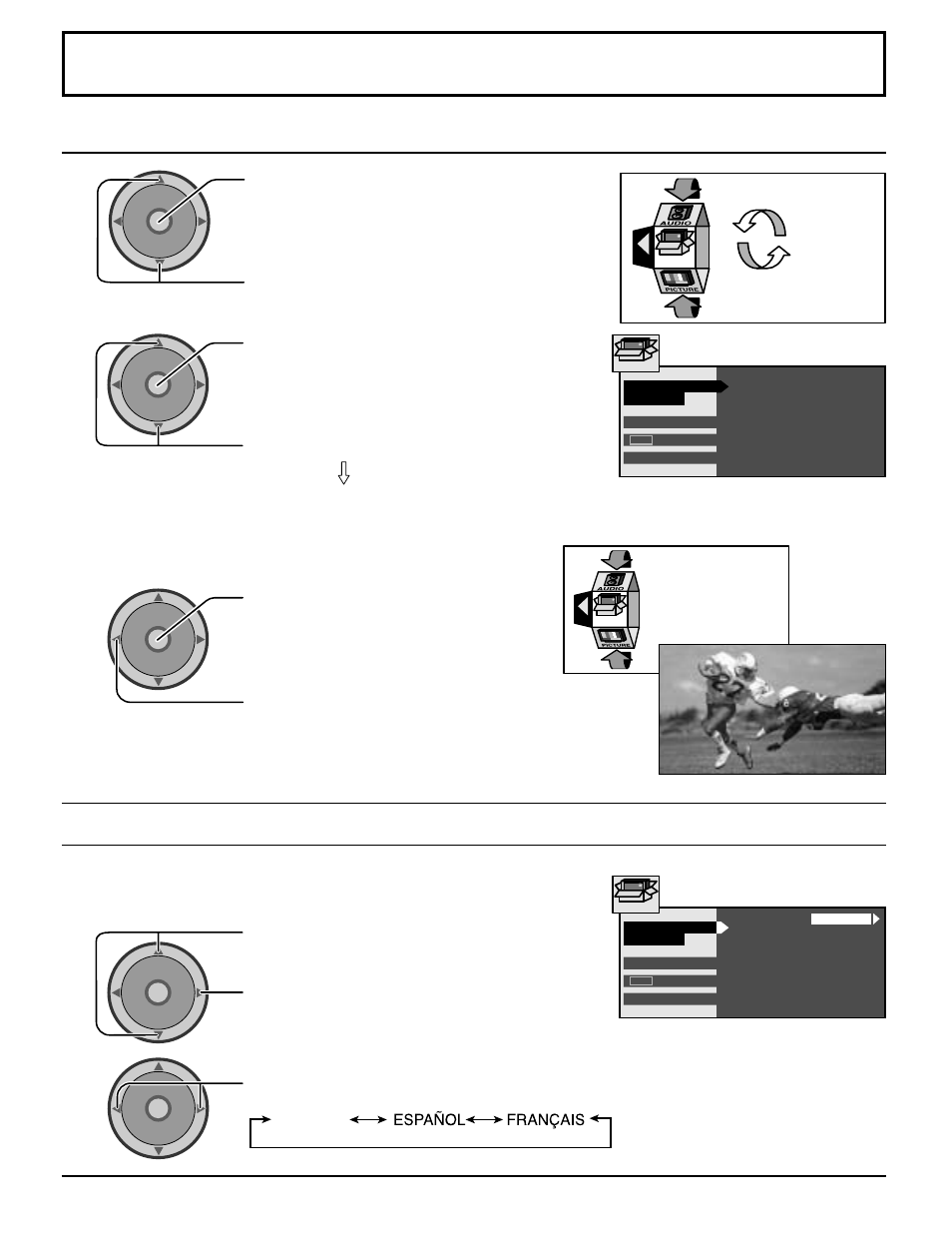 Set up operation, Set up, Menu languages | Panasonic CT 30WX52 User Manual | Page 22 / 72