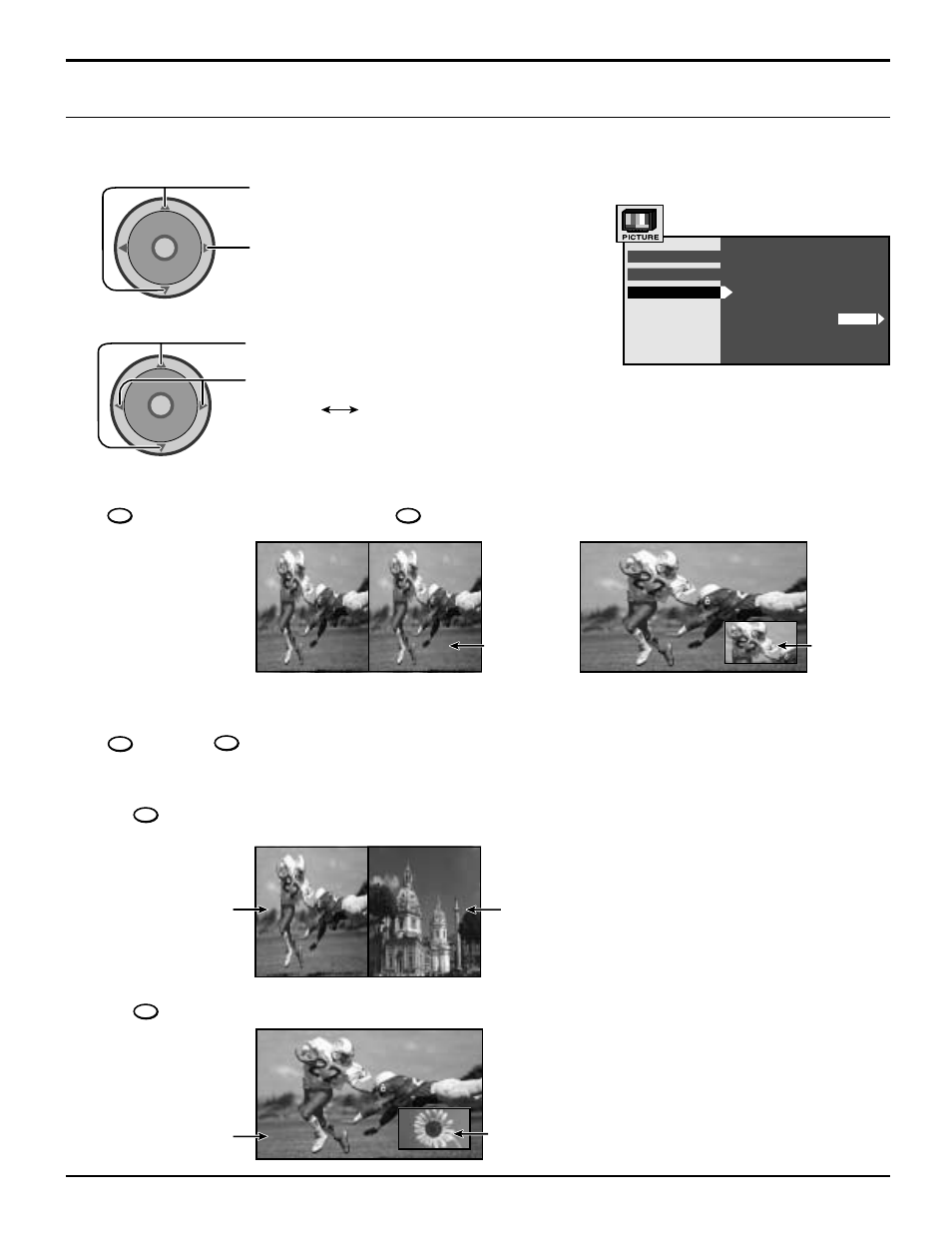 Freeze, Picture adjustment | Panasonic CT 30WX52 User Manual | Page 33 / 72