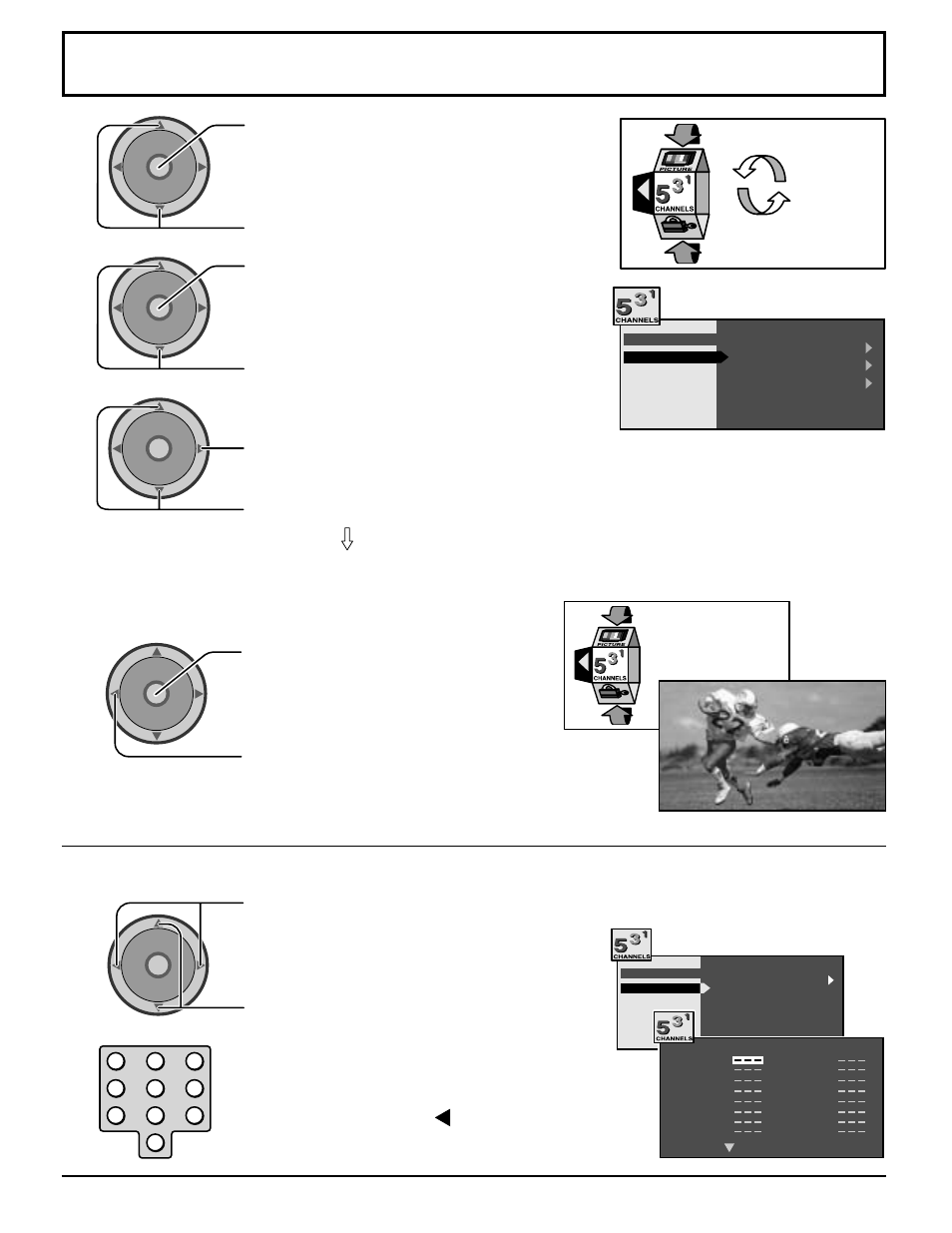 Caption, Preset caption | Panasonic CT 30WX52 User Manual | Page 36 / 72