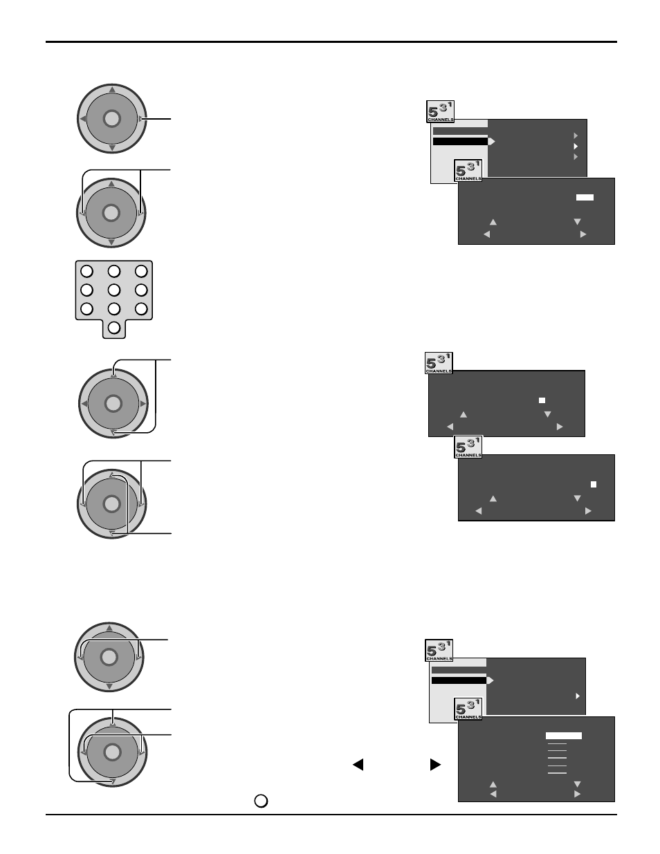 Manual caption, Input label, Caption | Panasonic CT 30WX52 User Manual | Page 37 / 72