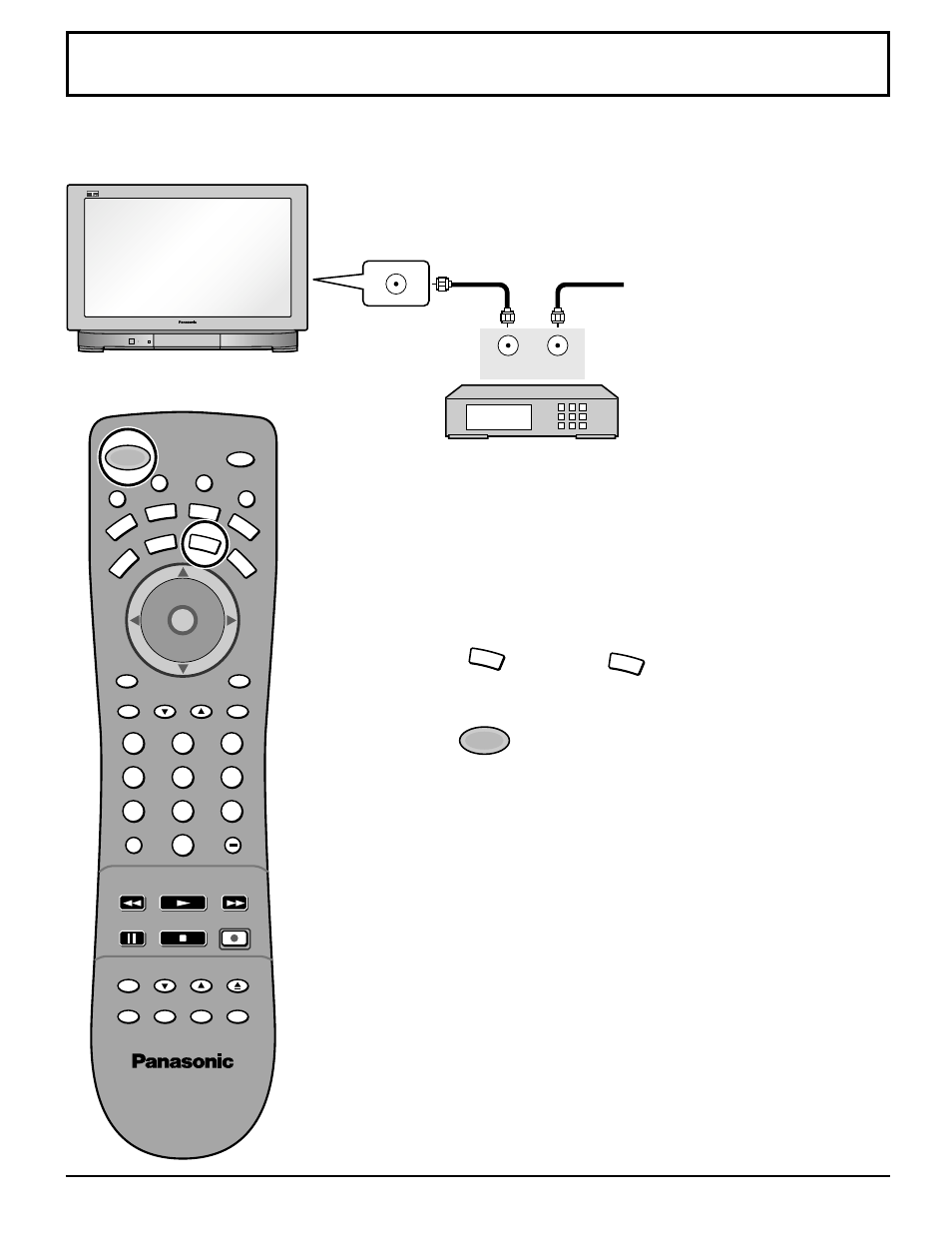 Cable tv, Confirming | Panasonic CT 30WX52 User Manual | Page 47 / 72