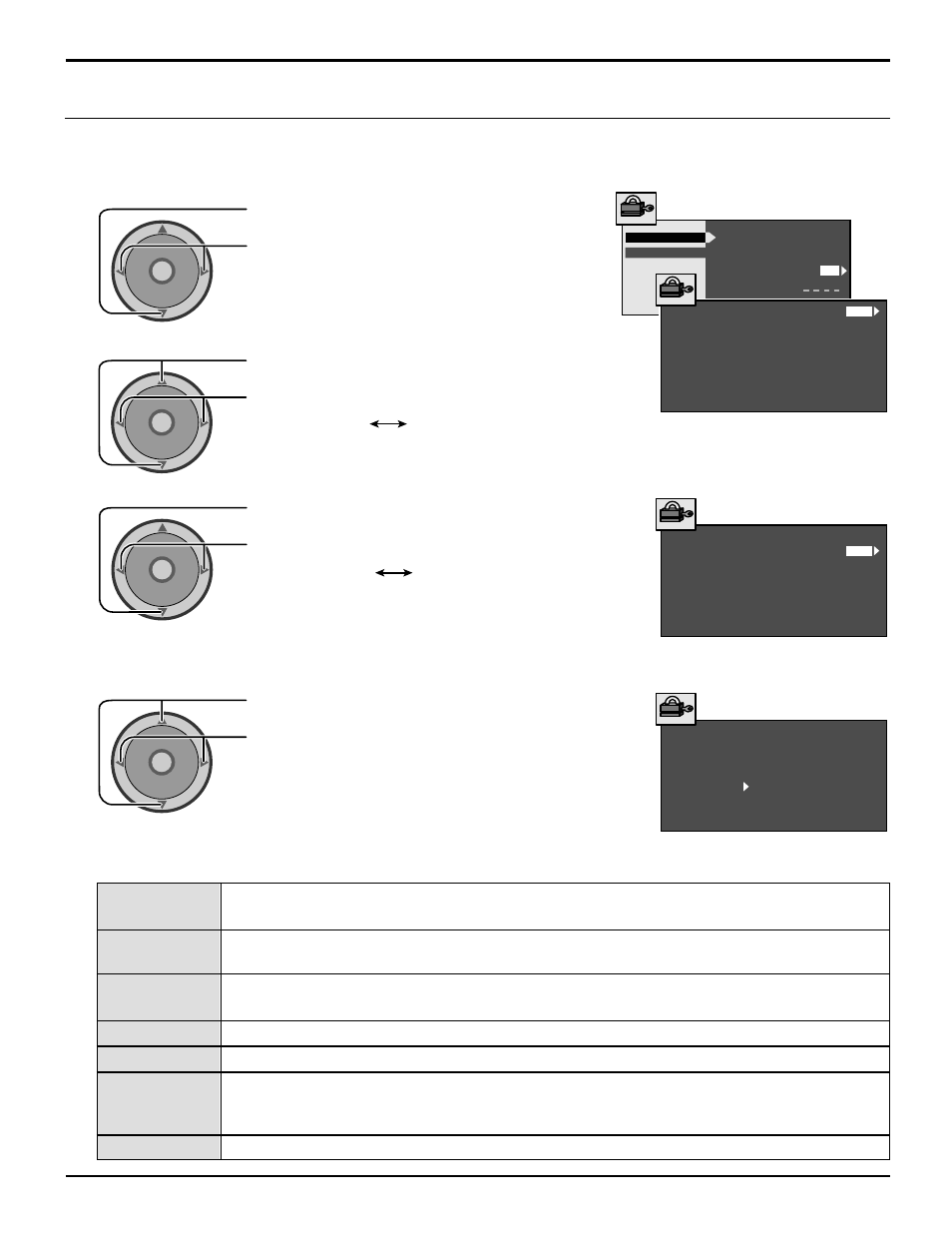 Canadian english, 59 canadian english, V-chip menu operation | Panasonic CT 30WX52 User Manual | Page 59 / 72