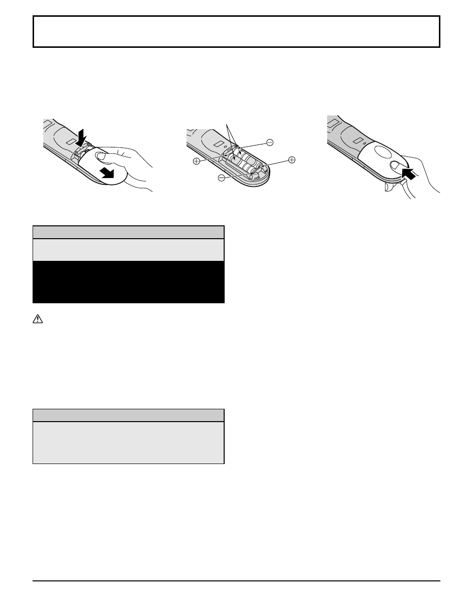 Remote control battery installation | Panasonic CT 30WX52 User Manual | Page 7 / 72