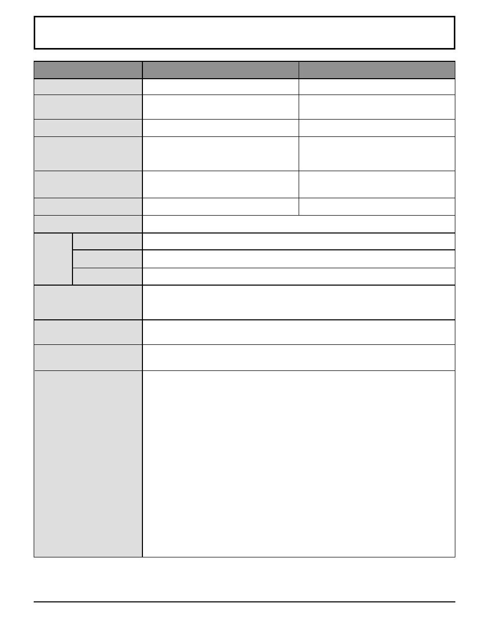 Specifications | Panasonic CT 30WX52 User Manual | Page 71 / 72