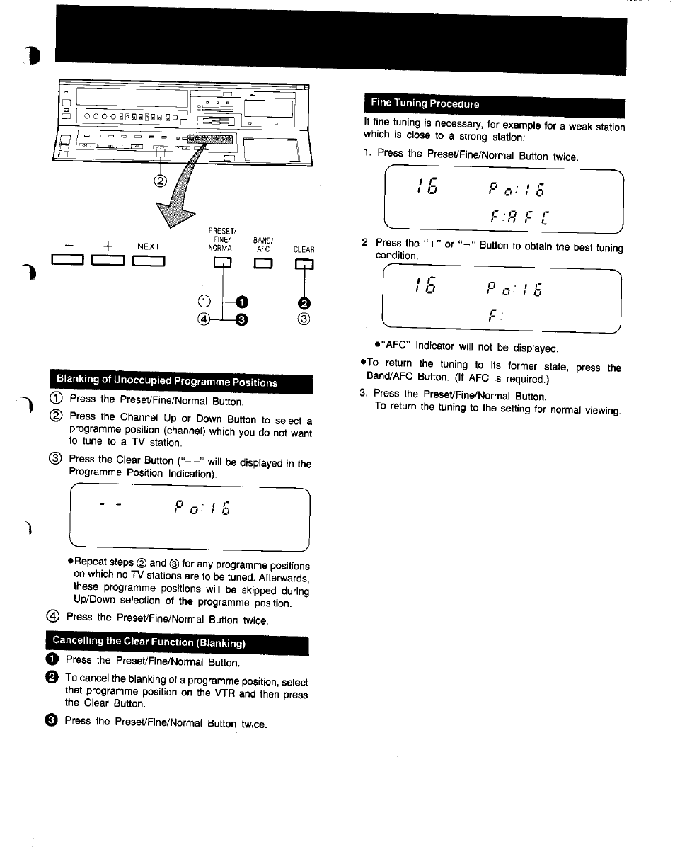 J 1 l | Panasonic NV-FS1 User Manual | Page 13 / 40