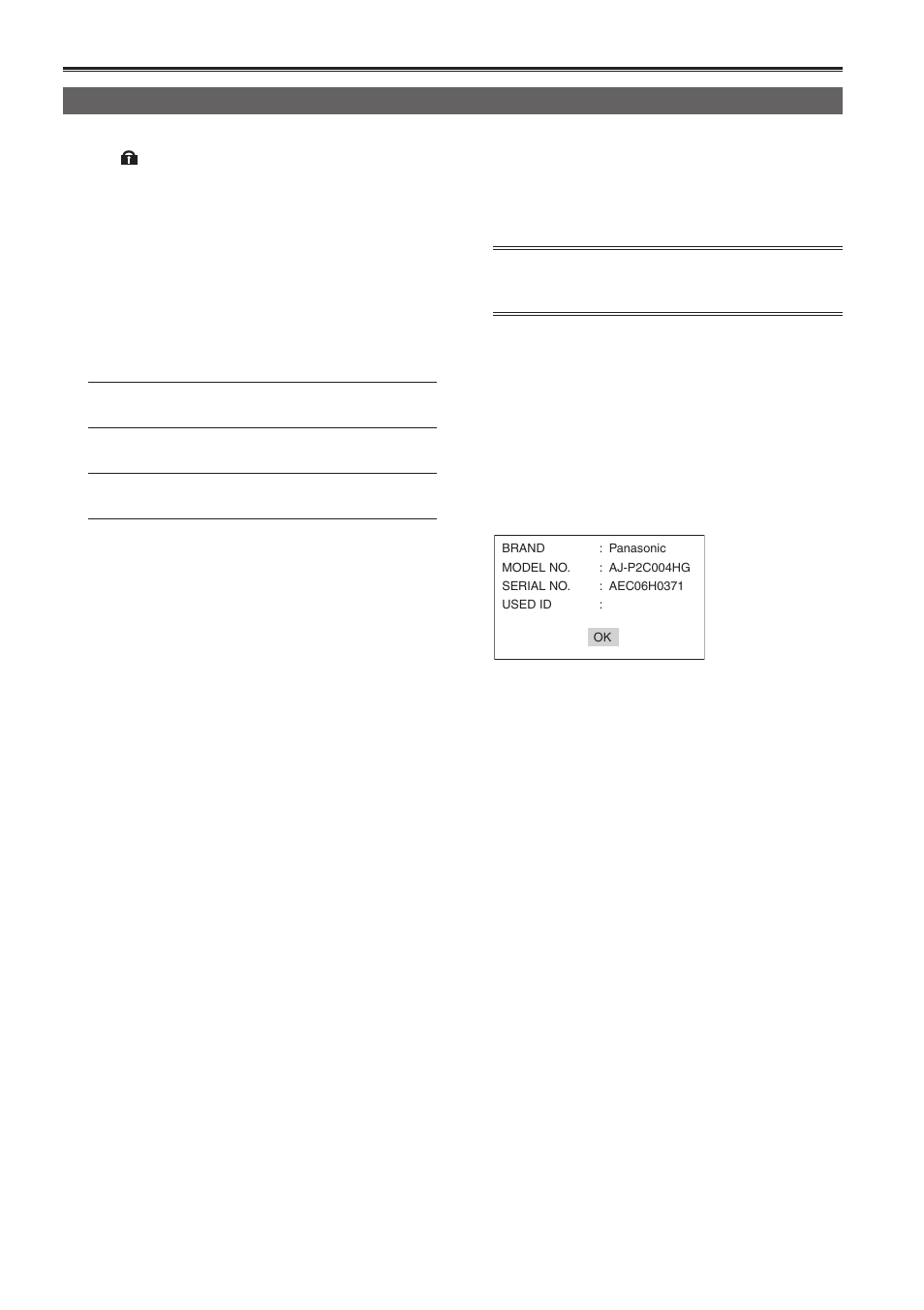 40 clip management (continued), Displaying the p2 card status (continued) | Panasonic AG-HPG10P User Manual | Page 40 / 92
