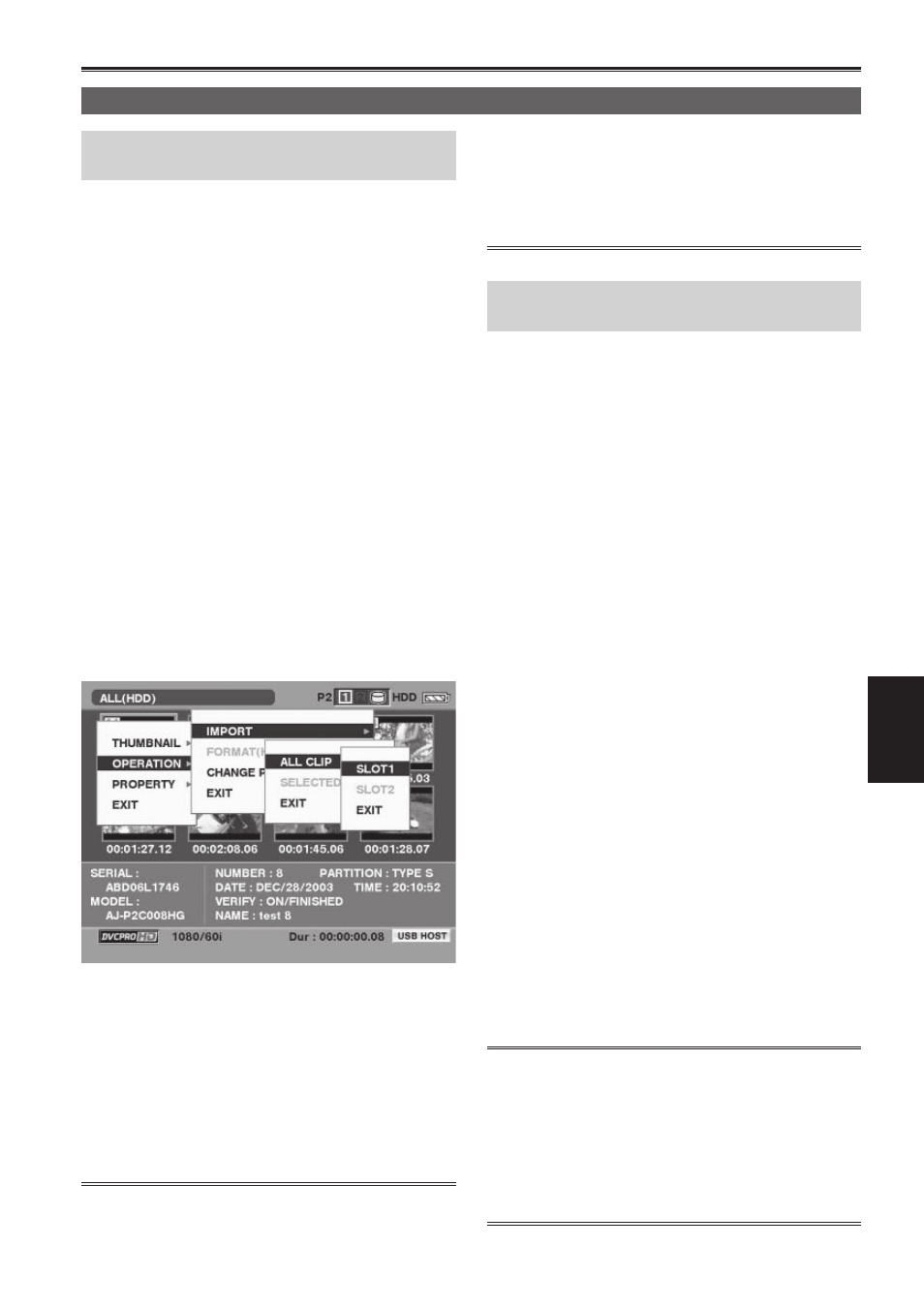 Panasonic AG-HPG10P User Manual | Page 57 / 92