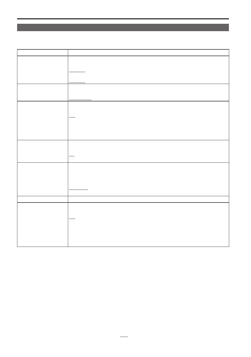 List of setting menus, Recording setup screen | Panasonic AG-HPG10P User Manual | Page 72 / 92