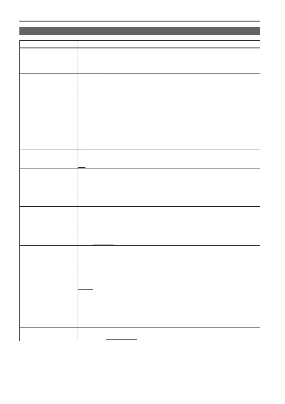 76 list of setting menus (continued), Display setup screen | Panasonic AG-HPG10P User Manual | Page 76 / 92