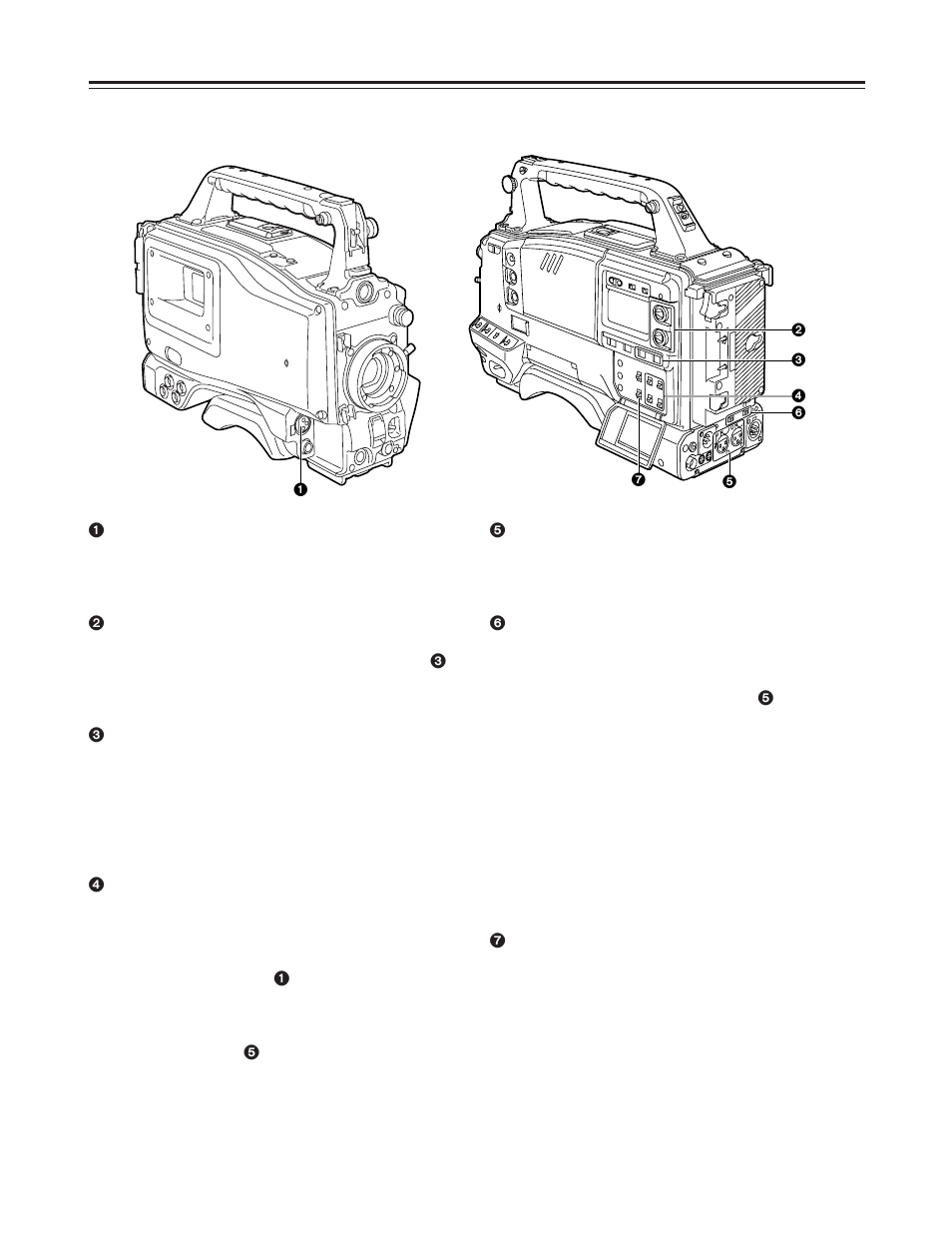 Parts and their functions | Panasonic AJ-HDC27FP User Manual | Page 11 / 134
