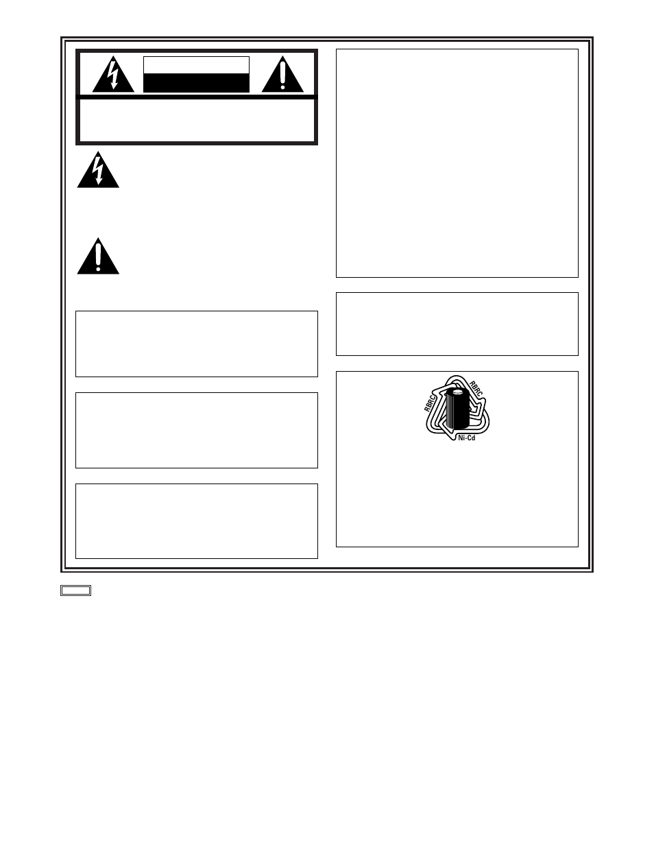 Warning, Caution | Panasonic AJ-HDC27FP User Manual | Page 2 / 134