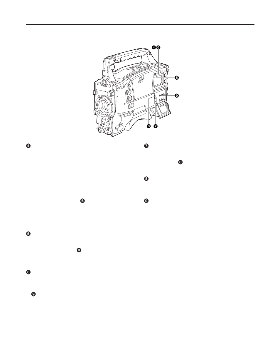 Parts and their functions | Panasonic AJ-HDC27FP User Manual | Page 21 / 134