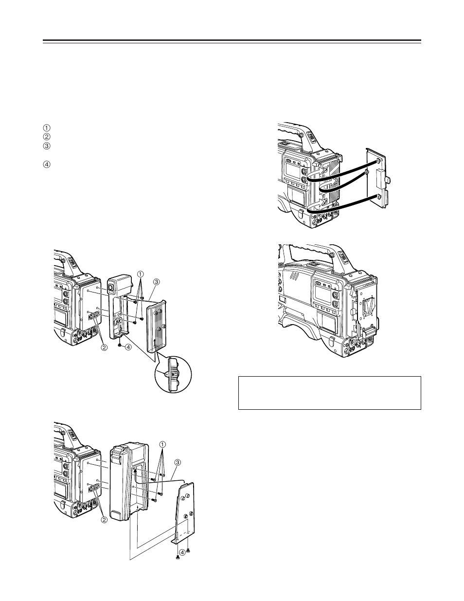 Power supply, Using the sony np-1/bp-90 battery pack, Using the v-mount type battery pack | Panasonic AJ-HDC27FP User Manual | Page 24 / 134