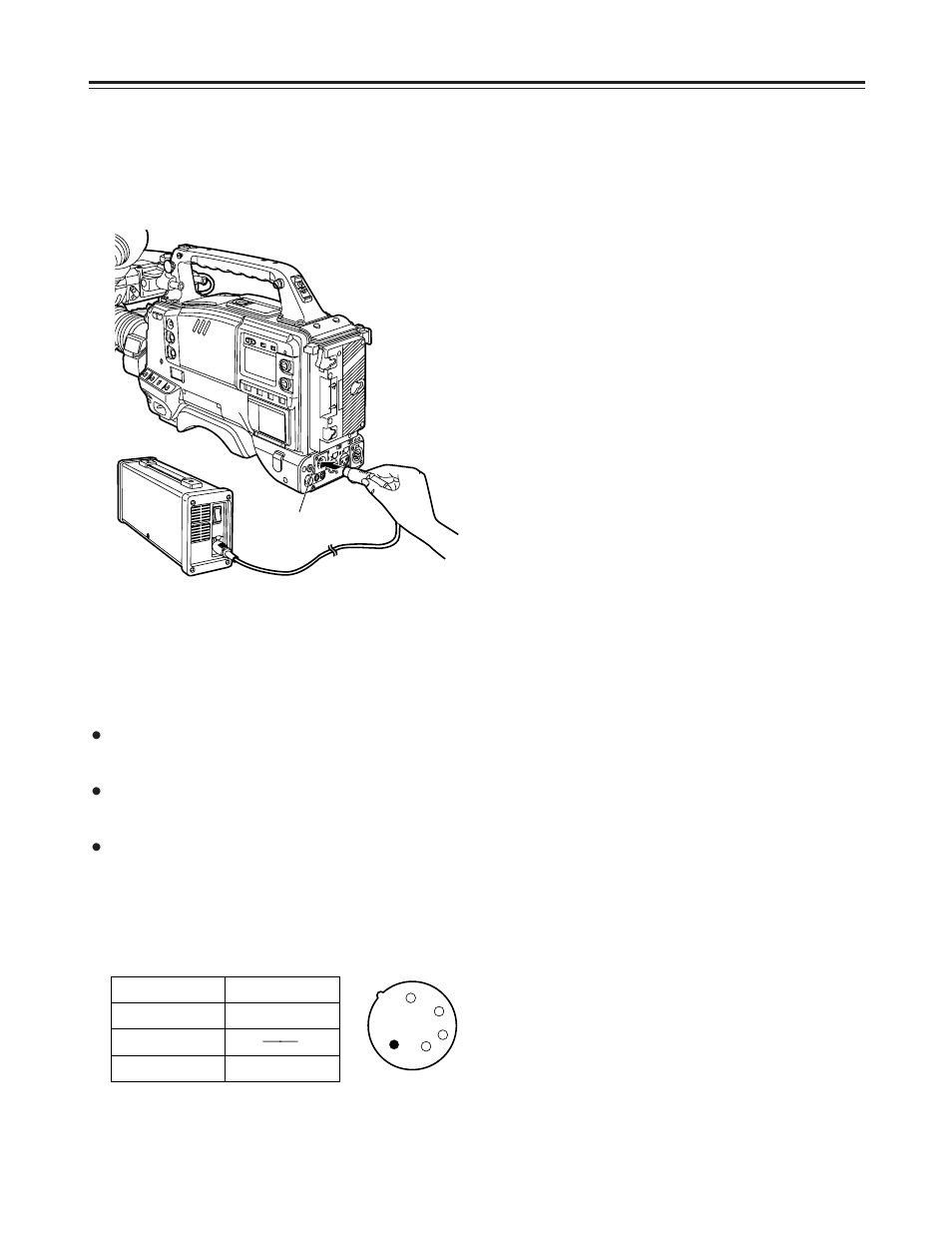 Power supply, Using an ac power supply | Panasonic AJ-HDC27FP User Manual | Page 25 / 134