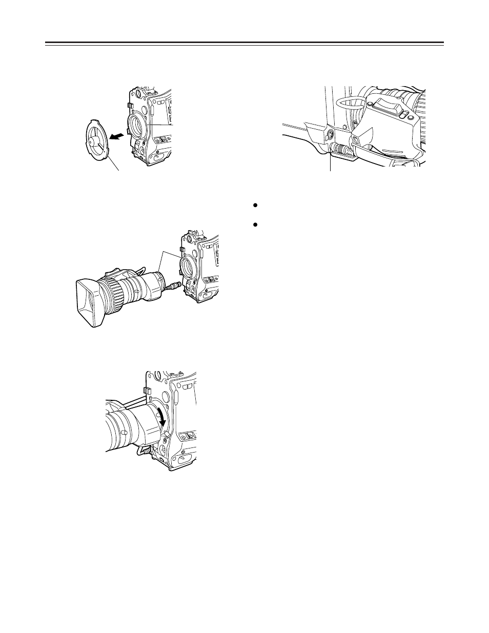 Attaching the lens | Panasonic AJ-HDC27FP User Manual | Page 26 / 134