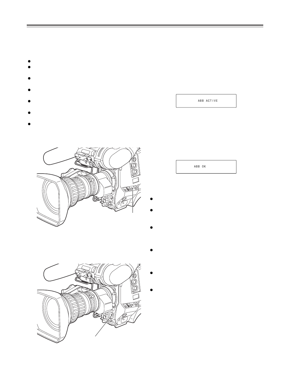 Adjusting the white balance and black balance, Adjusting the black balance | Panasonic AJ-HDC27FP User Manual | Page 54 / 134